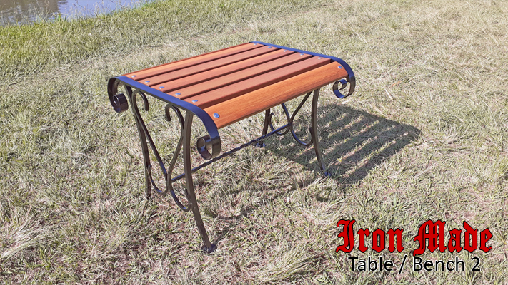 Beautifully Hand Crafted Wrought Iron and Balua Garden Furniture