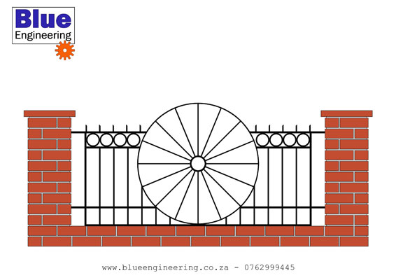 Custom Wrought Iron Fence Rails in Durban