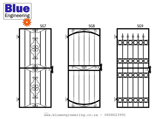 Custom Wrought Iron Security Gates in Durban