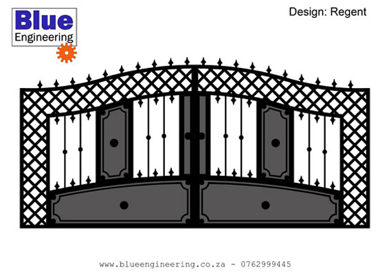 Classic Wrought Iron Gates in Durban